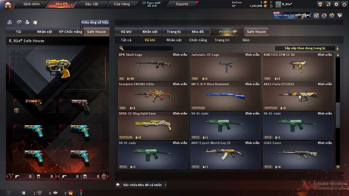 shop acc cf uy tin gia re